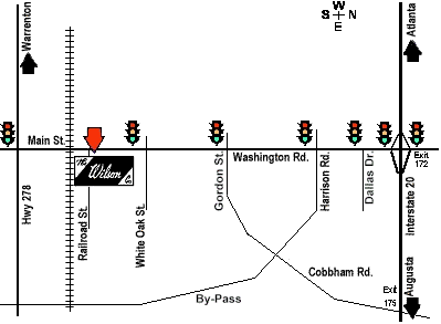 Map to The Wilson Company